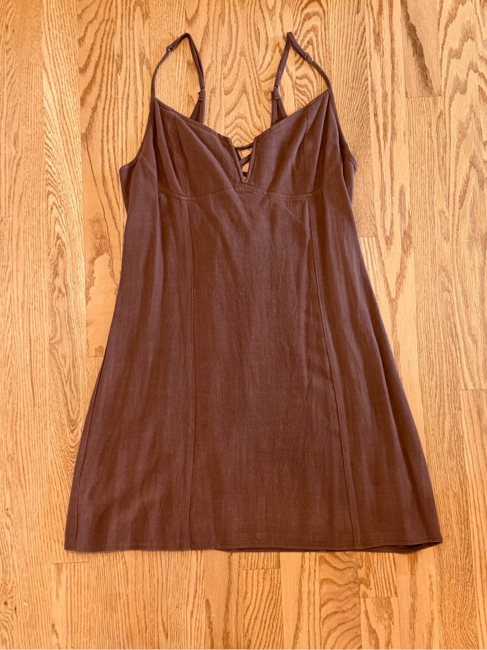 La Hearts Brown Knit Tank Top